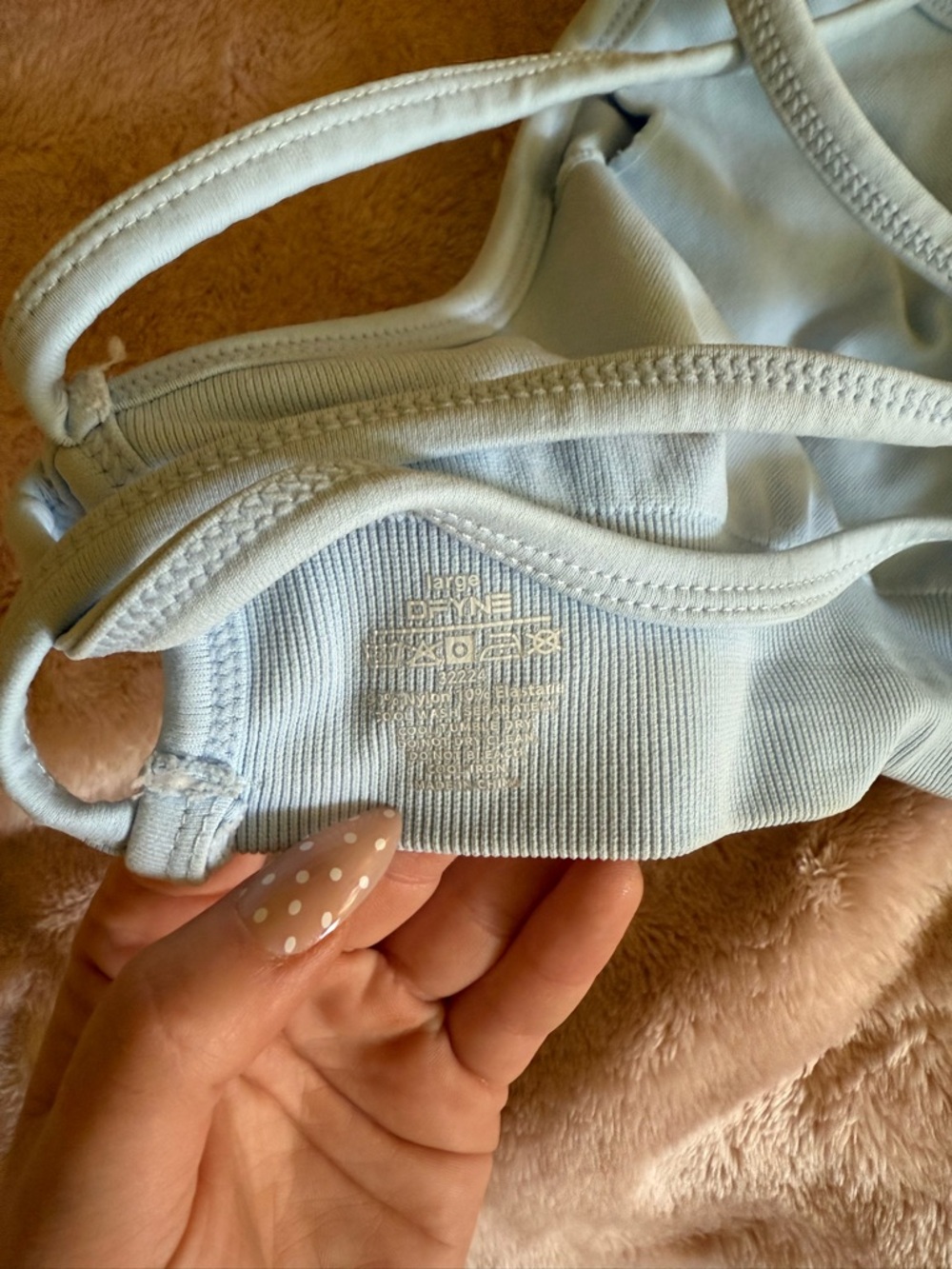 DFYNE Women's sports bra bundle! Pink & Light Blue - Picture 7 of 7